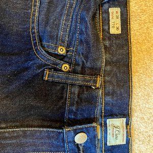 J. Crew 770 Resin RinseDark Blue Jeans - Straight Fit - 31 x 30